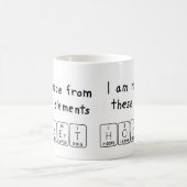 Hobertの周期表の名前のマグ コーヒーマグカップ (中央)
