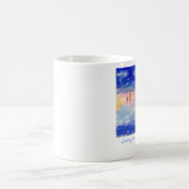 Hobie自由な猫の航海 コーヒーマグカップ (中央)