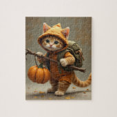 hobo kitten fall journey ジグソーパズル (縦)