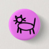 Hobo Symbol: Kind Lady 缶バッジ (正面)
