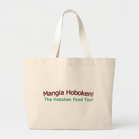 Hobokenの食糧旅行のトートバック ラージトートバッグ (正面)