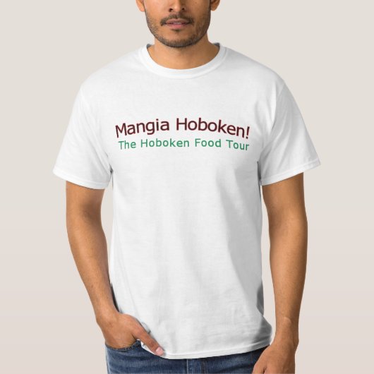 Hobokenの食糧旅行の人のワイシャツ Tシャツ (正面)