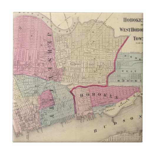 Hoboken、ジャージーシティー タイル (正面)