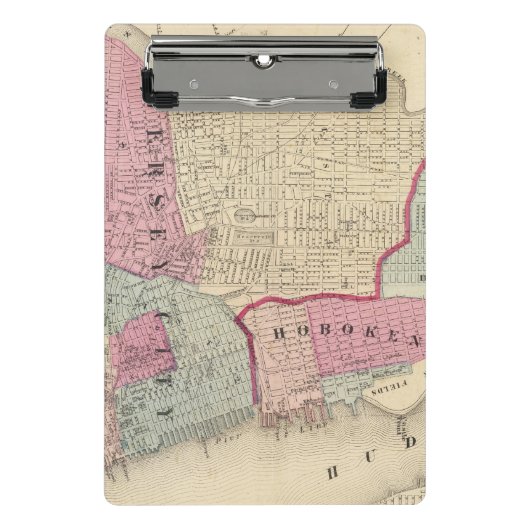 Hoboken、ジャージーシティー ミニクリップボード (正面)