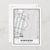 Hoboken Map シーズンポストカード (正面/裏面)