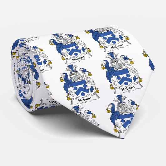 Hobsonの家紋 ネクタイ (ロール)