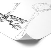 Hocキー ポスター (角)