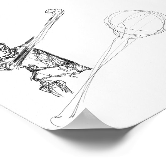 Hocキー ポスター (角)