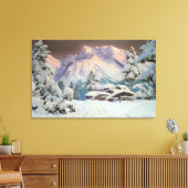 Hocheisgruppe，オーストリア キャンバスプリント (インサイチュ (リビング))
