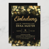 Hochelegante Party Einladungen 60. Geburtstag 招待状 (正面/裏面)