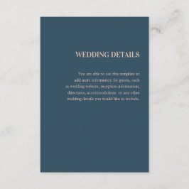 Hochzeit Detail エンクロージャーカード