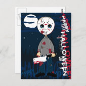 Hockeyマスクシリアルキラーはがき ポストカード (正面/裏面)