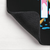 Hockey 13 Years Old Ice Cream Drip 13th Birthday K マウスパッド (コーナー)