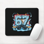 Hockey 67 Drip Ice Rink Gloves Meme Six Seven Srts マウスパッド (マウス)