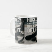 Hockey a way of life! コーヒーマグカップ (正面左)