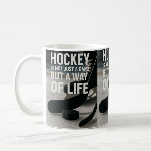 Hockey a way of life! コーヒーマグカップ (左)