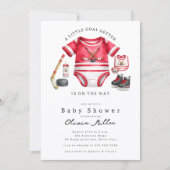 Hockey Baby Shower Invitation 招待状 (正面)