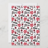 Hockey Birthday Party Invitation 招待状 (裏面)