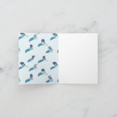 Hockey Birthday Thank you サンキューカード (内部)