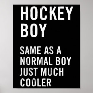 Hockey Boy Definition Funny  ポスター