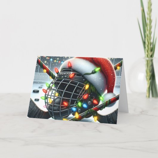 Hockey Christmas シーズンカード (正面)