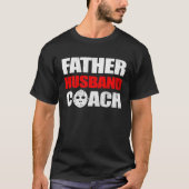 Hockey Dad Father Husband Coach Tシャツ (正面)