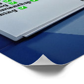 Hockey Do's and Don'ts Whiteboard ポスター (角)