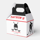 Hockey First Year Down 1st birthday フェイバーボックス (正面サイド)