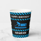 Hockey Girl Birthday, Hockey Player Gift 紙コップ (裏面)