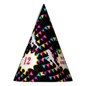 Hockey Girl Player Birthday パーティーハット (左)