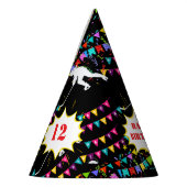 Hockey Girl Player Birthday パーティーハット (左)