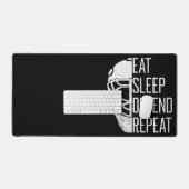 Hockey Goalie デスクマット (キーボード&マウス)