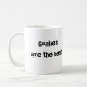 Hockey Goalie mok コーヒーマグカップ (左)