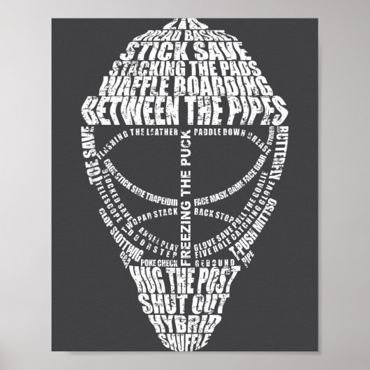 Hockey Goalie Quote For Hockey Goalie  ポスター (正面)