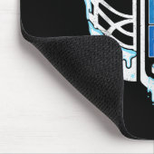 Hockey Ice Cream Drip Eat Sleep Hockey Repeat Boys マウスパッド (コーナー)