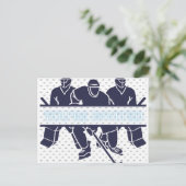 hockey invite インビテーションポストカード (スタンド正面)