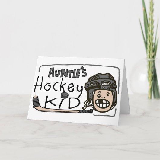 Hockey Kid伯母さんの シーズンカード (正面)