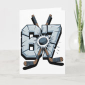 Hockey Meme Six Seven 6 7 67 Hockey Meme  カード (正面)