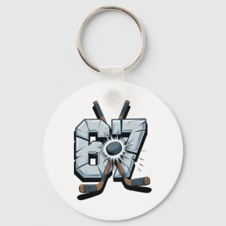 Hockey Meme Six Seven 6 7 67 Hockey Meme  キーホルダー