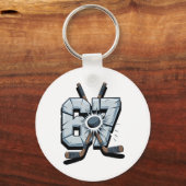 Hockey Meme Six Seven 6 7 67 Hockey Meme  キーホルダー (正面)