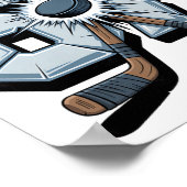 Hockey Meme Six Seven 6 7 67 Hockey Meme  ポスター (角)