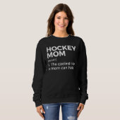 Hockey Mom Definition スウェットシャツ (正面フル)