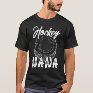 Hockey Nana Women Ice Hockey Player Family Matchin Tシャツ
