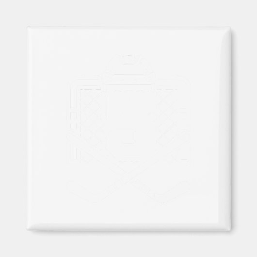 Hockey Number 5 Jersey Funny Hockey Player Game Da マグネット (正面)