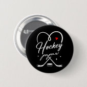 Hockey Papaw Hockey Player Family Matching 1 缶バッジ (正面&裏面)
