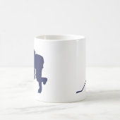Hockey_Player_Blue コーヒーマグカップ (中央)