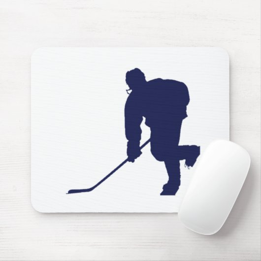 Hockey_Player_Blue マウスパッド (マウス)