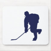 Hockey_Player_Blue マウスパッド (正面)