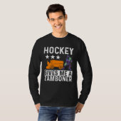 Hockey Player  Hockey Gives Me a Zamboner  1 Tシャツ (正面フル)