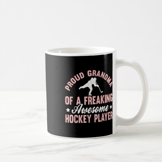 Hockey Player Olympic Ice Hockey Field Hockey Gran コーヒーマグカップ (右)